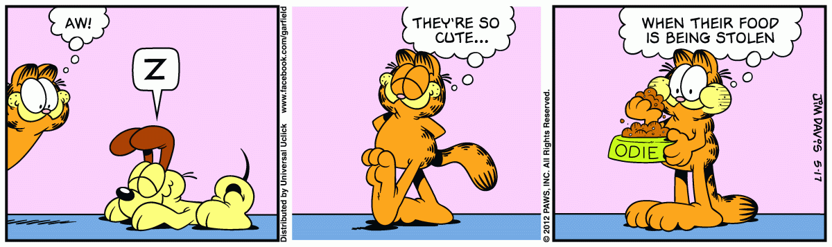 Garfield, May 17, 2012