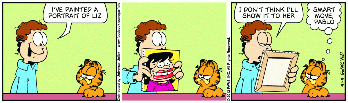 Garfield, May 18, 2012