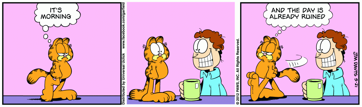 Garfield, May 21, 2012