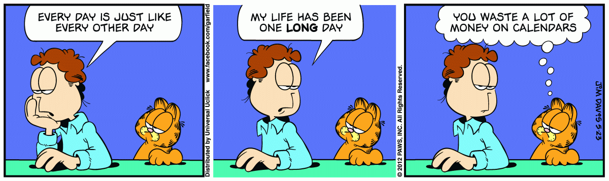 Garfield, May 23, 2012