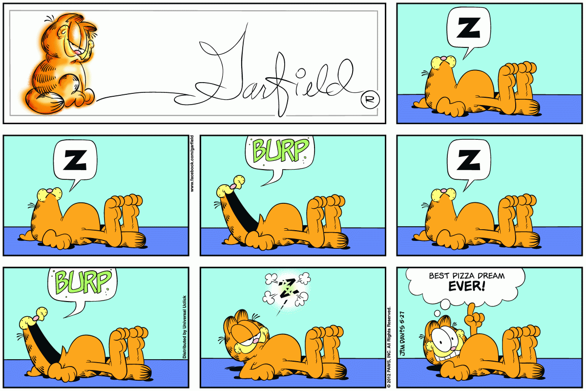 Garfield, May 27, 2012