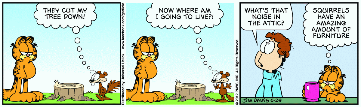 Garfield, May 29, 2012