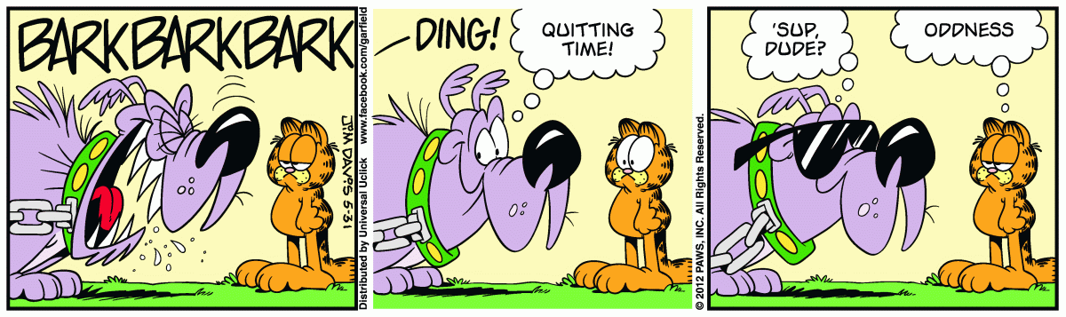 Garfield, May 31, 2012