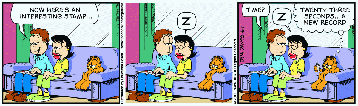Garfield, June 1, 2012