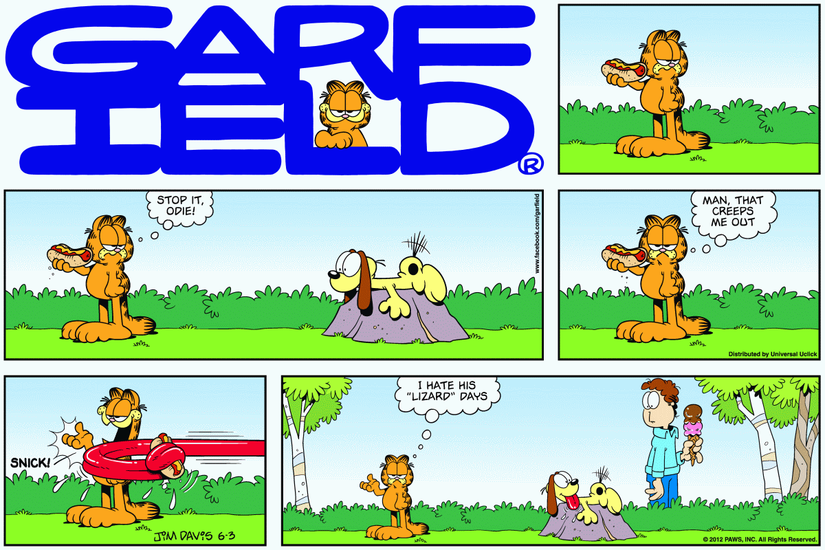 Garfield, June 3, 2012