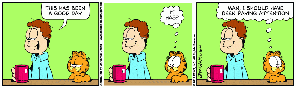Garfield, June 4, 2012