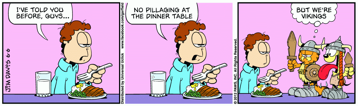 Garfield, June 6, 2012