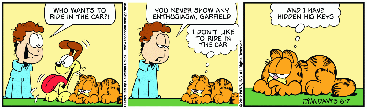 Garfield, June 7, 2012