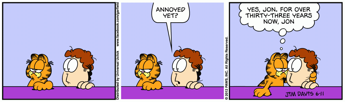 Garfield, June 11, 2012