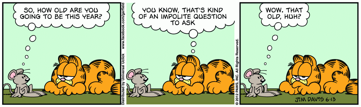 Garfield, June 13, 2012