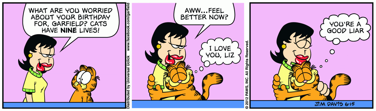 Garfield, June 15, 2012