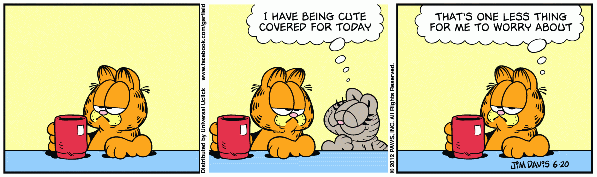 Garfield, June 20, 2012