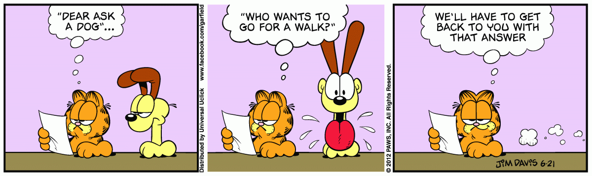 Garfield, June 21, 2012