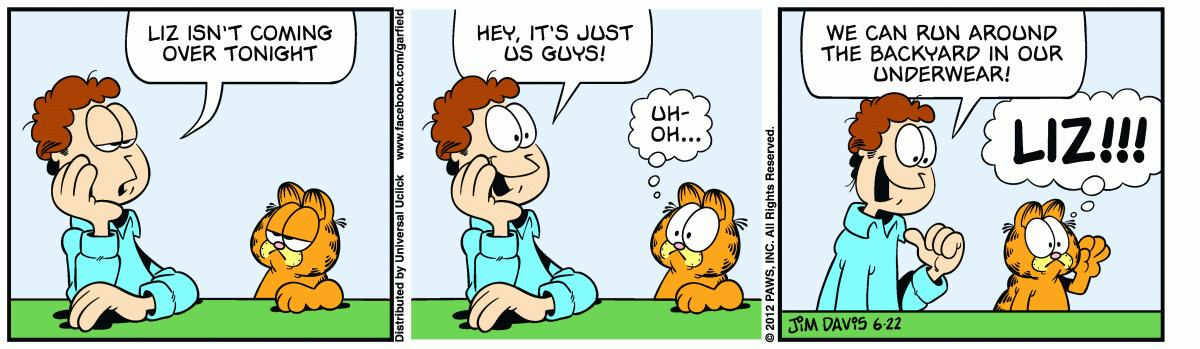 Garfield, June 22, 2012