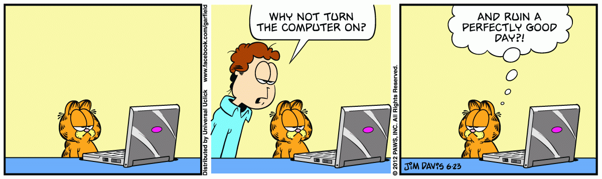 Garfield, June 23, 2012