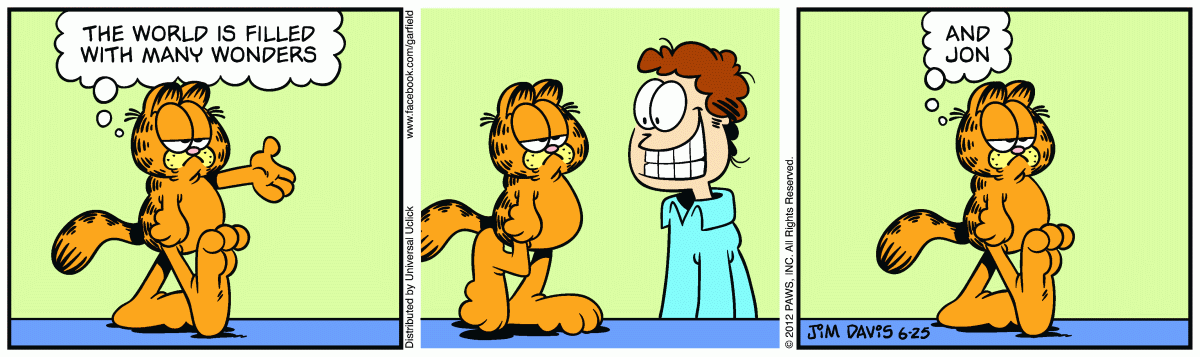 Garfield, June 25, 2012