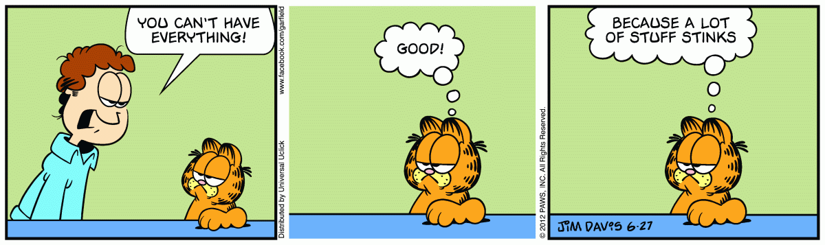 Garfield, June 27, 2012