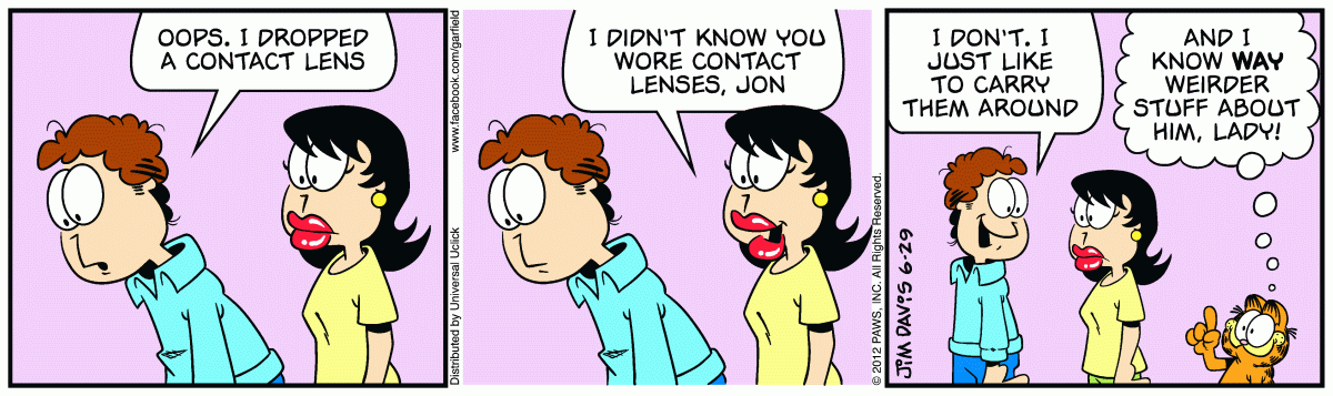Garfield, June 29, 2012