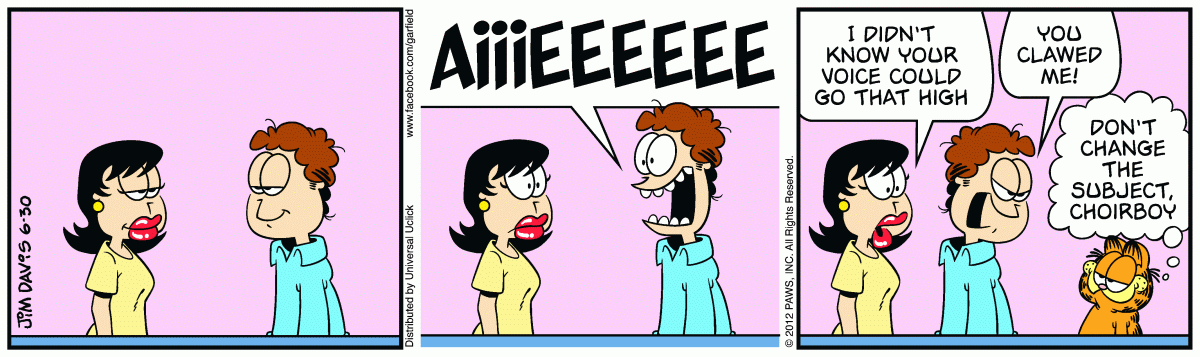 Garfield, June 30, 2012
