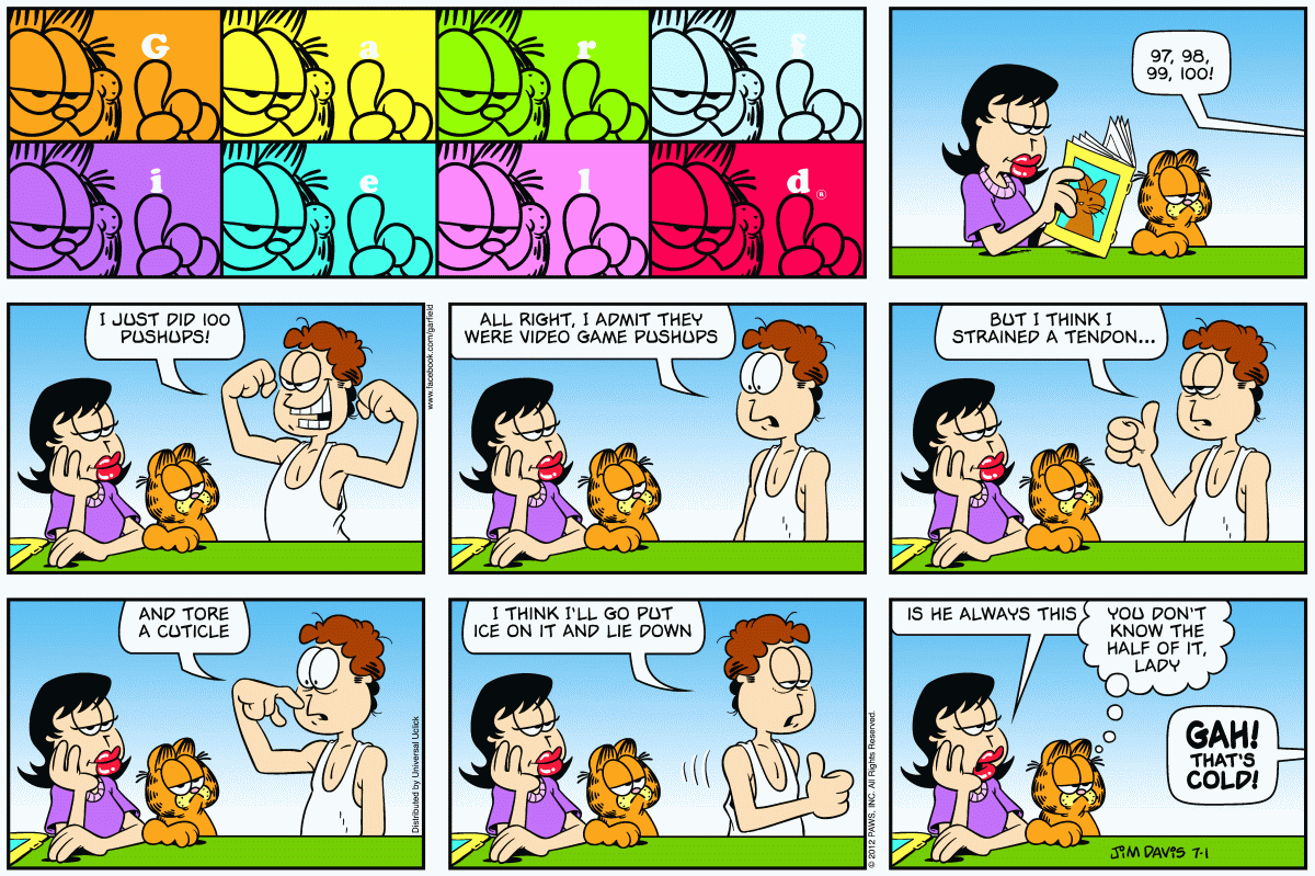 Garfield, July 1, 2012