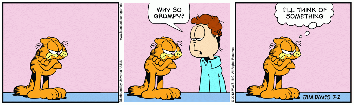 Garfield, July 2, 2012