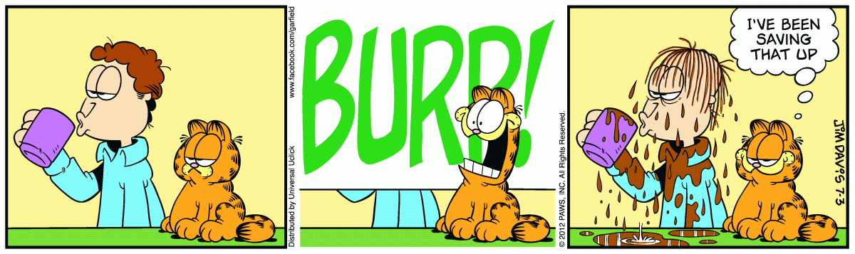 Garfield, July 3, 2012