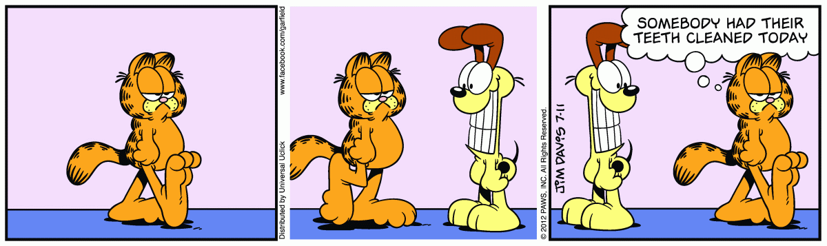 Garfield, July 11, 2012