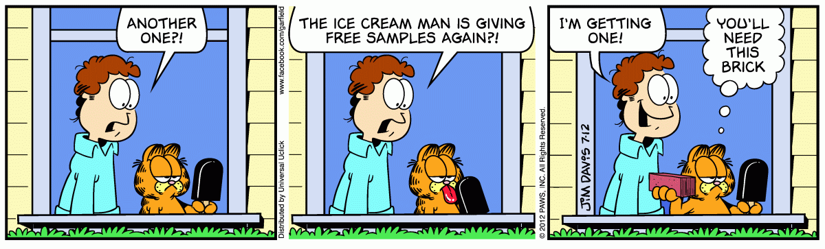 Garfield, July 12, 2012