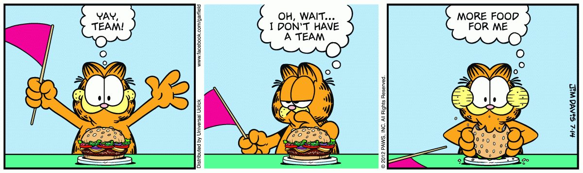 Garfield, July 14, 2012