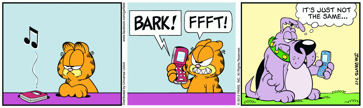 Garfield, July 17, 2012