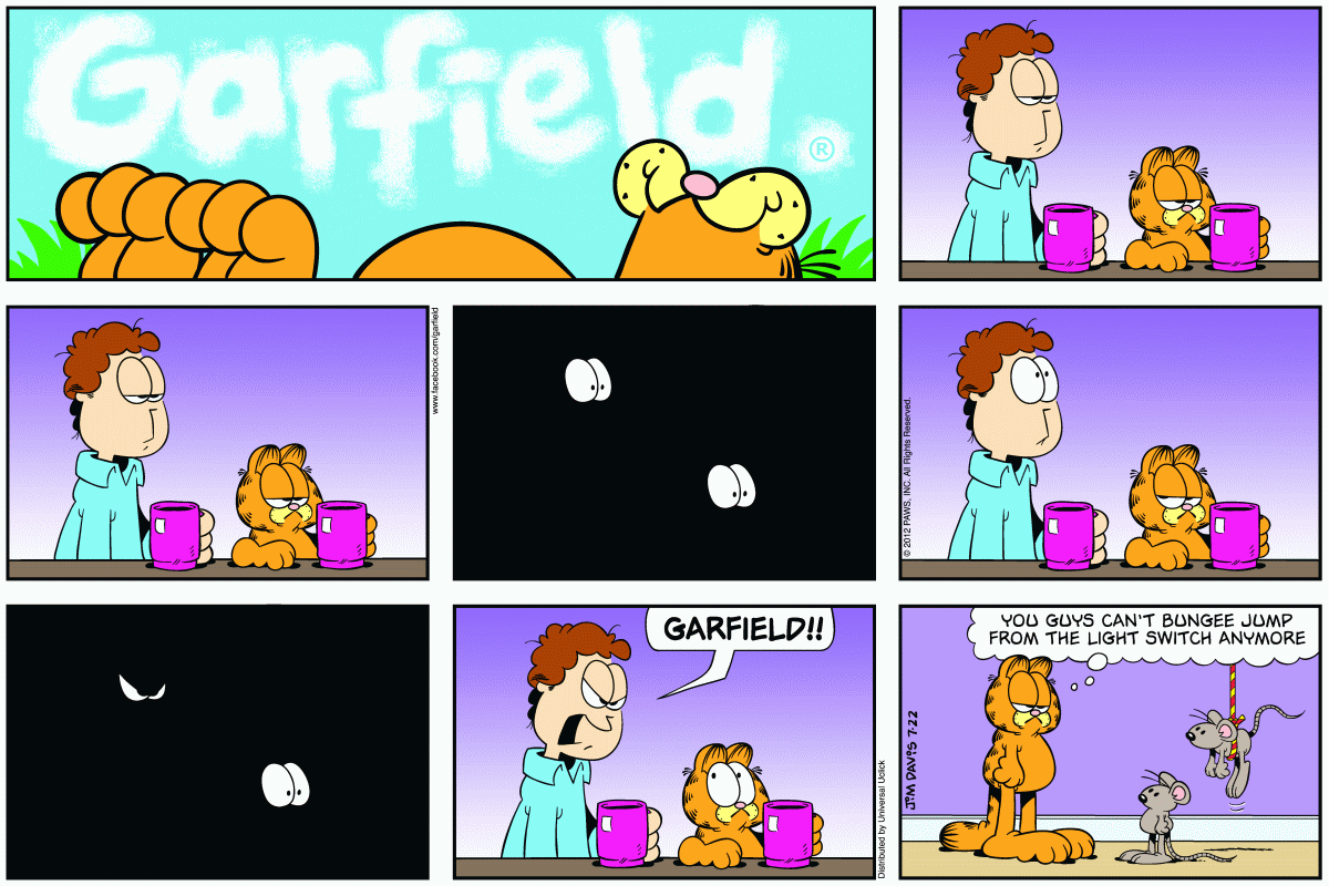 Garfield, July 22, 2012