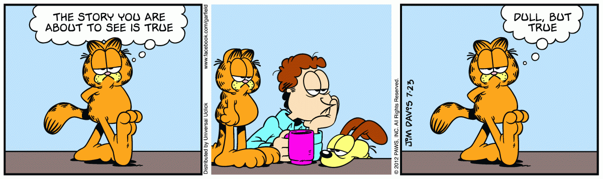 Garfield, July 23, 2012