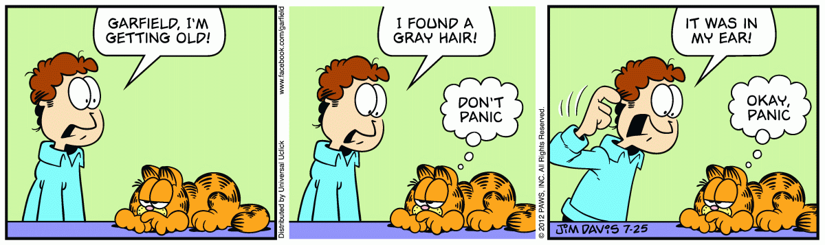 Garfield, July 25, 2012