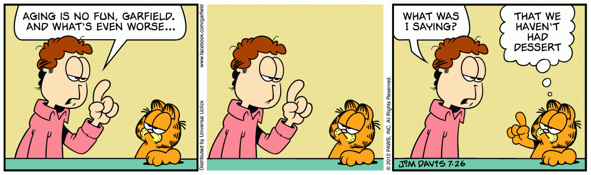 Garfield, July 26, 2012