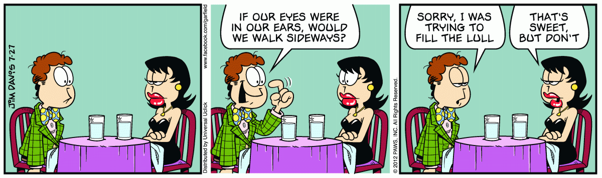 Garfield, July 27, 2012