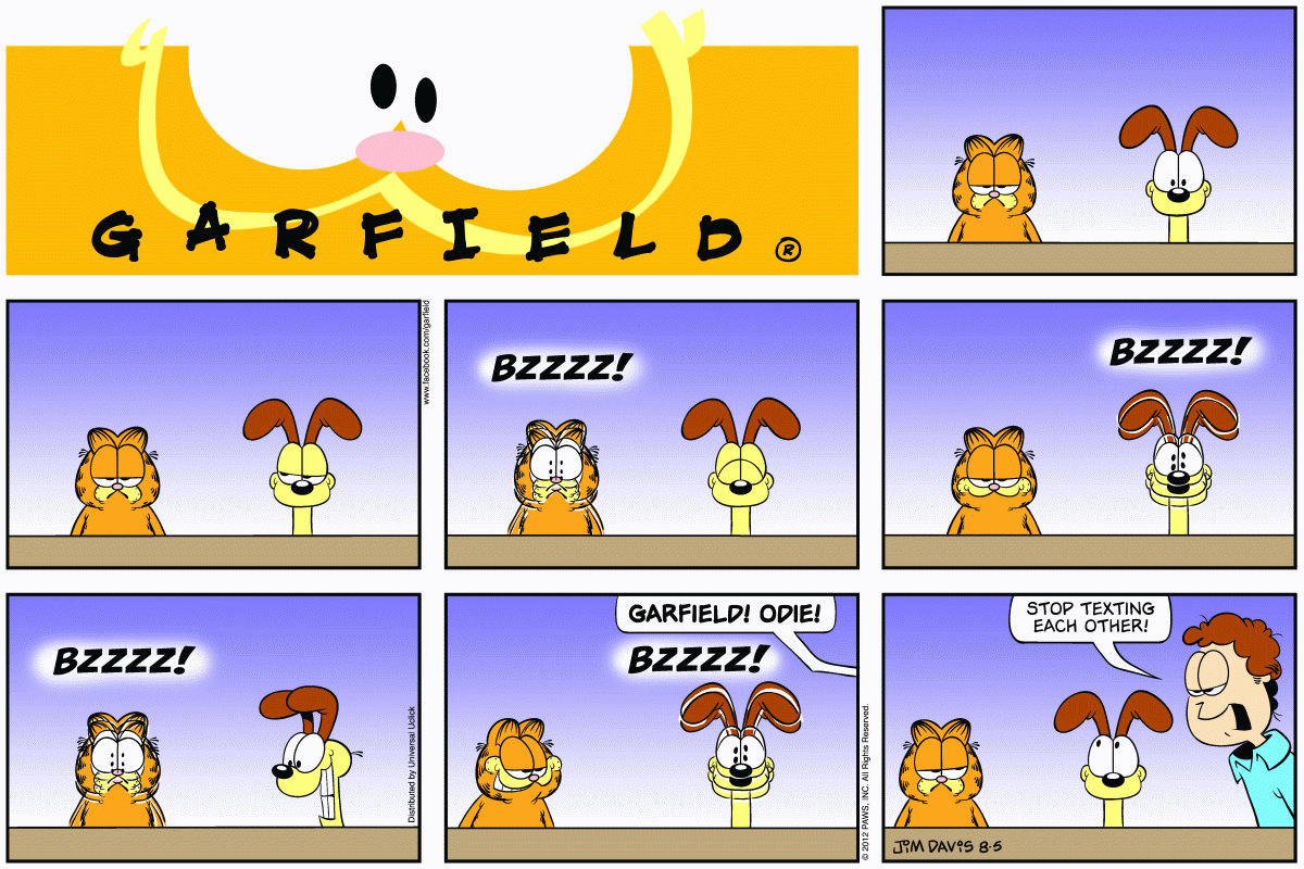Garfield, August 5, 2012
