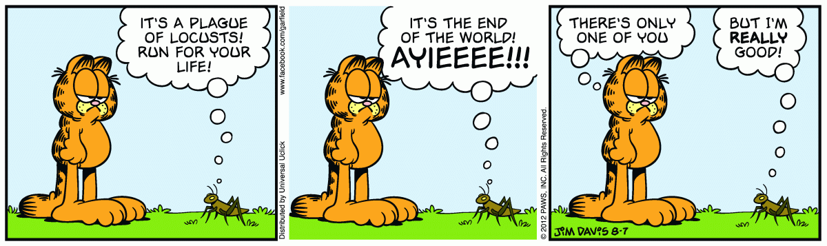 Garfield, August 7, 2012