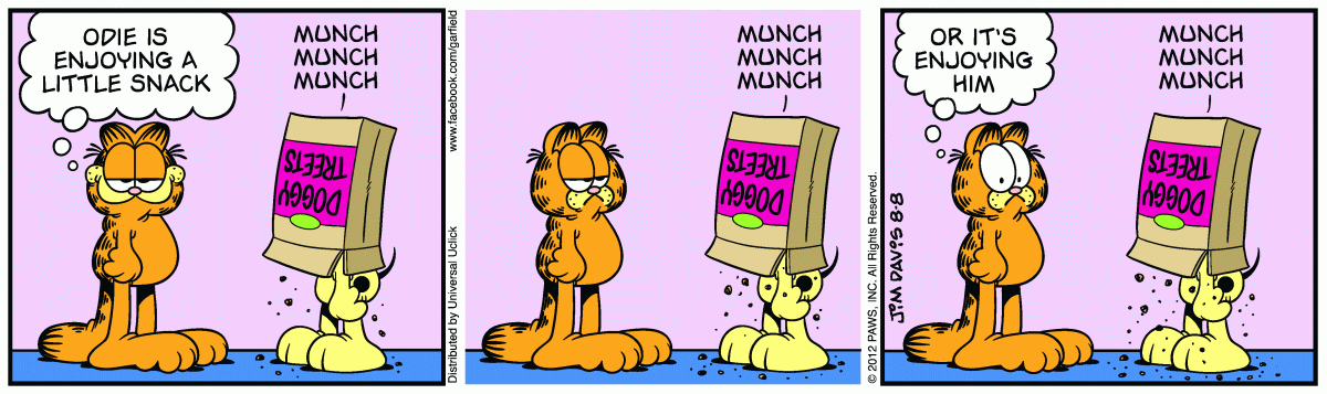 Garfield, August 8, 2012