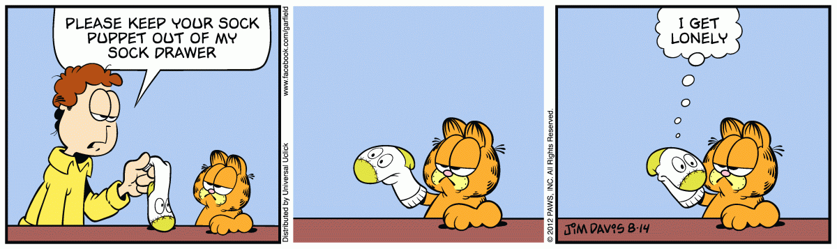 Garfield, August 14, 2012
