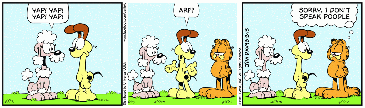 Garfield, August 15, 2012