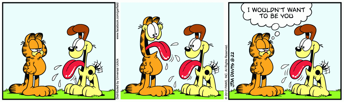 Garfield, August 22, 2012
