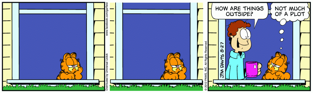 Garfield, August 27, 2012