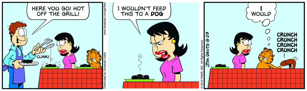Garfield, August 29, 2012