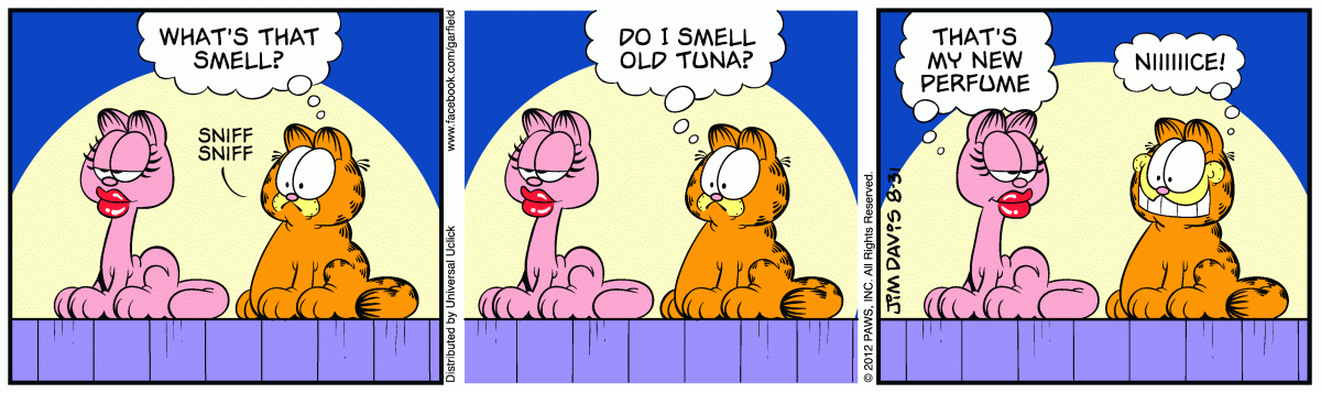 Garfield, August 31, 2012