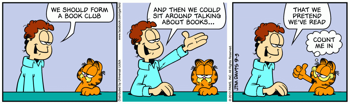 Garfield, September 3, 2012