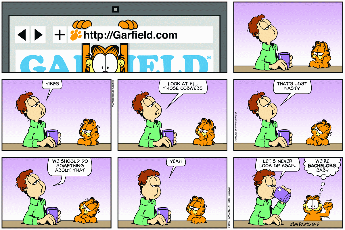 Garfield, September 9, 2012