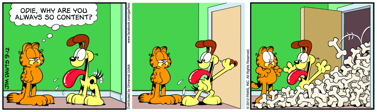Garfield, September 12, 2012