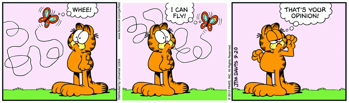 Garfield, September 20, 2012