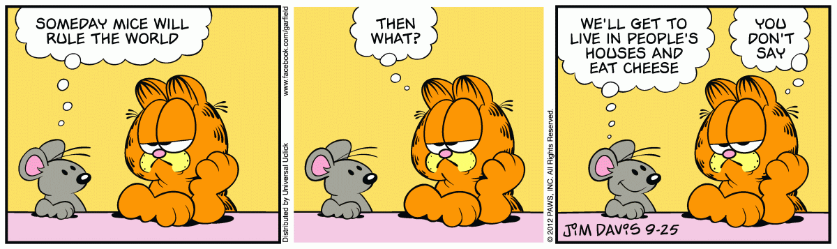 Garfield, September 25, 2012