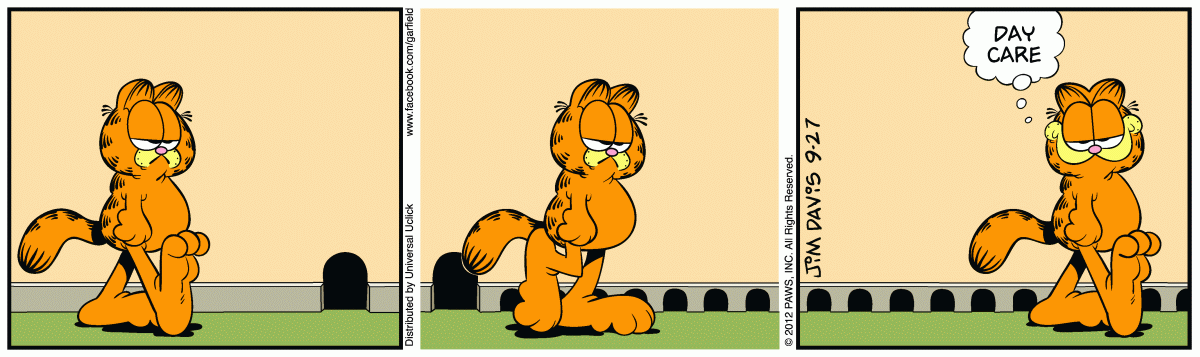 Garfield, September 27, 2012